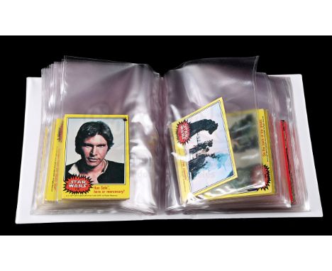 TOPPS - Sets of Series 2 and Series 3 trading cards, released in 1977. Good - Slight edge wear. Dimensions: 13 cm x 17 cm x 6