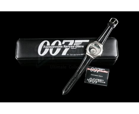 UNKNOWN - This Limited Edition Countdown Watch comes in a leather case with the Tomorrow Never Dies logo on the front. The Wa