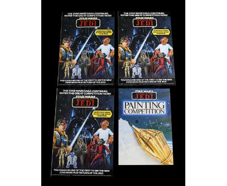 PALITOY - Three leaflets are promoting the launch of the Return of the Jedi figure line from Palitoy with a competition to wi