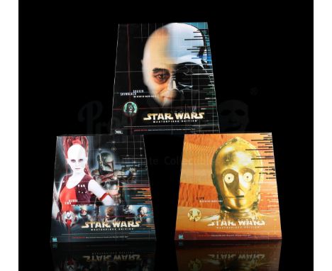 KENNER - Complete set from the Masterpiece Edition series, Unopened. 12" figures include Anakin Skywalker, C-3PO and Aurra Si