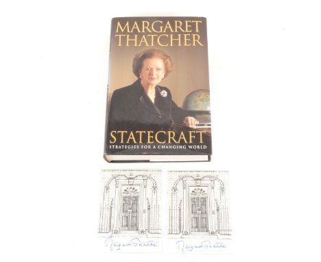 Margaret Thatcher, Statecraft - Strategies For a Changing World, First Edition 2002 published by Harper Collins, signed in bl