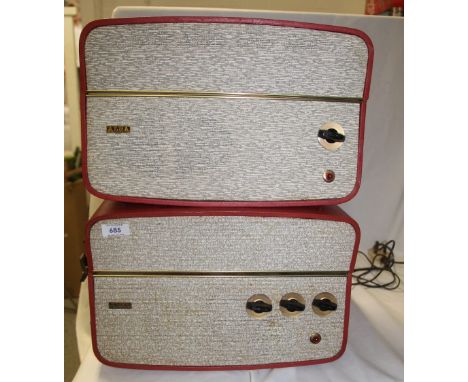 A vintage Alba stereo with seperate speakers , needs some TLC but a nice cool retro piece