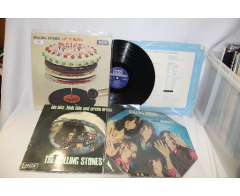 A VG/VG Rolling Stones lot with Let it Bleed