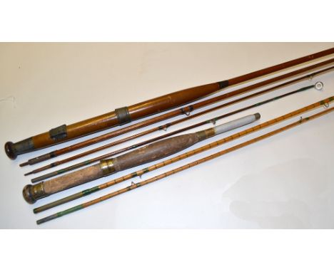 Fly Rods (2): Hardy, Alnwick.  11ft 3pc Greenheart fly rodA14476 (1906) Bridge stripping guide, snake guides wrapped black. H