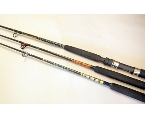 3x various Shakespeare spinning boat rods to incl Pro-Max Boat high modulus carbon 20lb 2.25m; Chinook Boat carbon high modul