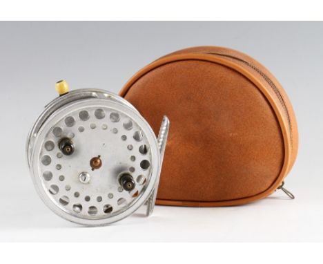 Leather 4.5 inch centrepin reel case