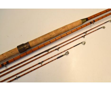 Interesting Hardy The Pennell Palakona Salmon Fly Rod: 14ft 3pc split cane with 3x additional spare tips of different lengths