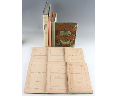 Lilford, Lord (9)- 'Coloured Figures of the Birds Of The British Islands' to include Aug 1886, Mar 1889, Sept 1889, Sept 1890