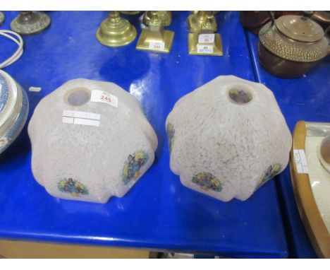 PAIR OF CIRCA 1950S/1960S DECORATIVE LAMP SHADES