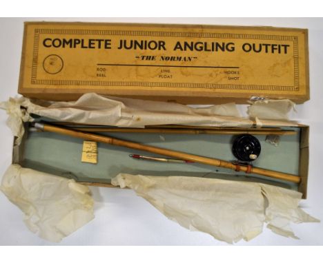 A boxed vintage "Complete junior angling outfit".