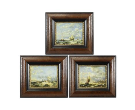 set of three oil on panel - signed/attributed to Roy Taylor||TAYLOR ROY CECIL (1919 - 2000) drie olieverfschilderijen op pane