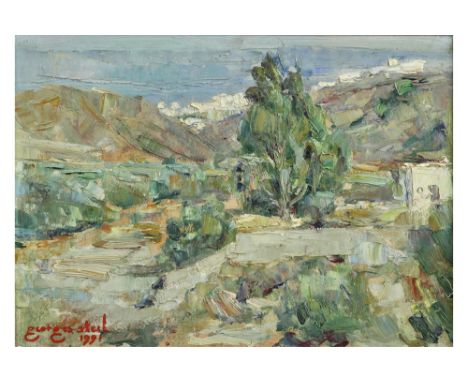 20th Cent. Belgian oil on panel - signed Georges Steel and dated 1991||STEEL GEORGES (1923 - 2010) olieverfschilderij op pane