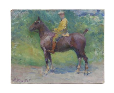 early 20th Cent. Belgian oil on panel - signed Paul Martel||MARTEL PAUL JEAN (1879 - 1944) olieverfschilderij op paneel met e