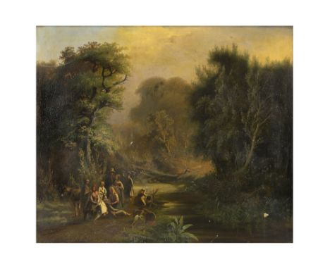 early 20th Cent. Belgian oil on panel - signed Charles Verschuuren||VERSCHUUREN CHARLES (1899 - 1955) olieverfschilderij op p