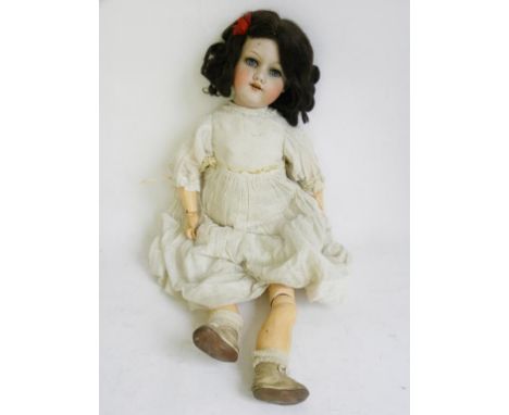 A COMPOSITION DOLL WITH ARMAND MARSEILLE BISQUE HEAD, MOULD 390