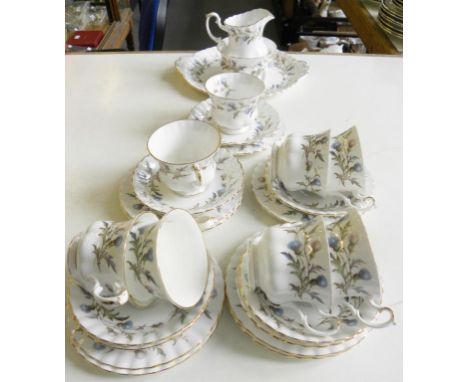 A ROYAL ALBERT BRIGADOON PATTERN TEA SERVICE
