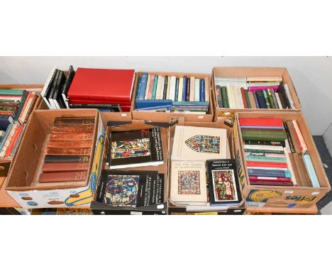 Collection of History Books, including a selection of books on stained glass, such as Knowles (John A.), Essays in the Histor