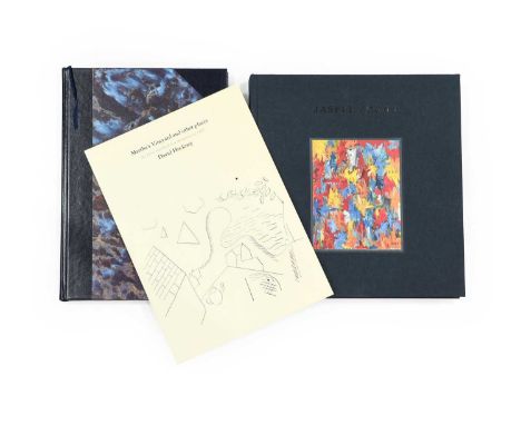 David Hockney OM, CH, RA (b.1937)"Martha’s Vineyard and Other Places book"Together with Jasper Johns signed RA book