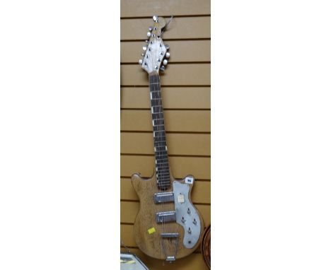 A vintage electric guitar (distressed)
