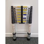 3.2m portable telescopic ladder, as lotted