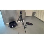 Leica BLK360 handheld LiDAR scanner, with Leica TRI70 tripod, battery charger and carry bag. Ipad