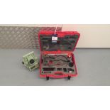 Leica TCR705 total station, with case and prism, as lotted, missing tri bracket, Not Calibrated,