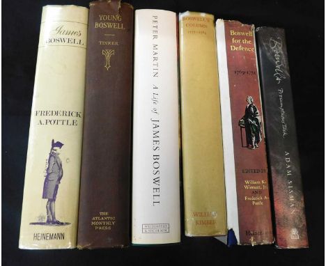 FREDERICK A POTTLE (ED): 4 titles: BOSWELL'S LONDON JOURNAL 1762-1763, Melbourne, London, Toronto, William Heinemann, 1951 re