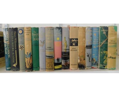 HENRY WILLIAMSON: "A CHRONICLE OF ANCIENT SUNLIGHT", 15 titles: THE DARK LANTERN, London, MacDonald, 1951, 1st edition, origi