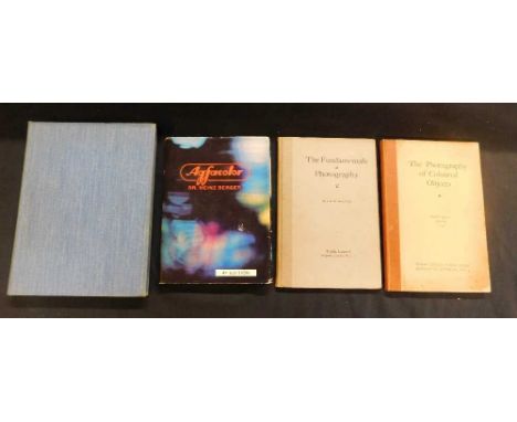 C F K MEES: THE FUNDAMENTALS OF PHOTOGRAPHY, London, Kodak 1921, 1st edition, original cloth backed boards + THE PHOTOGRAPHY 
