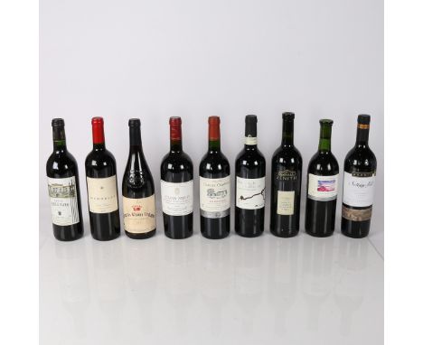 To include Chateau Chaubinet, Nottage Hill Cabernet Shiraz, Chateau Leoville Barton 1994, Kumala Zenith etc. nine bottles in 