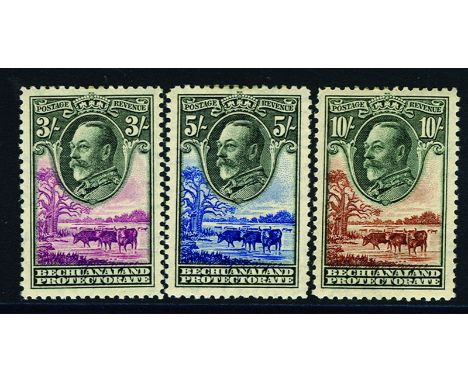 BECHUANALAND - 1932 ½d to 10s black and brown (SG 99-110), large part o.g.,( some with light overall gum toning, cat £450 