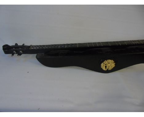 Antique oriental string instrument