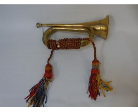 Vintage brass bugle