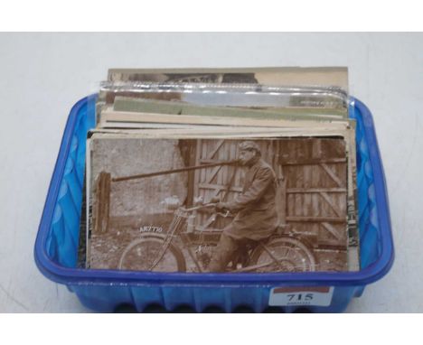 A collection of vintage postcards, mainly topographical 