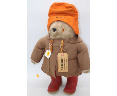 A vintage Paddington Bear stuffed toy, height 50cm