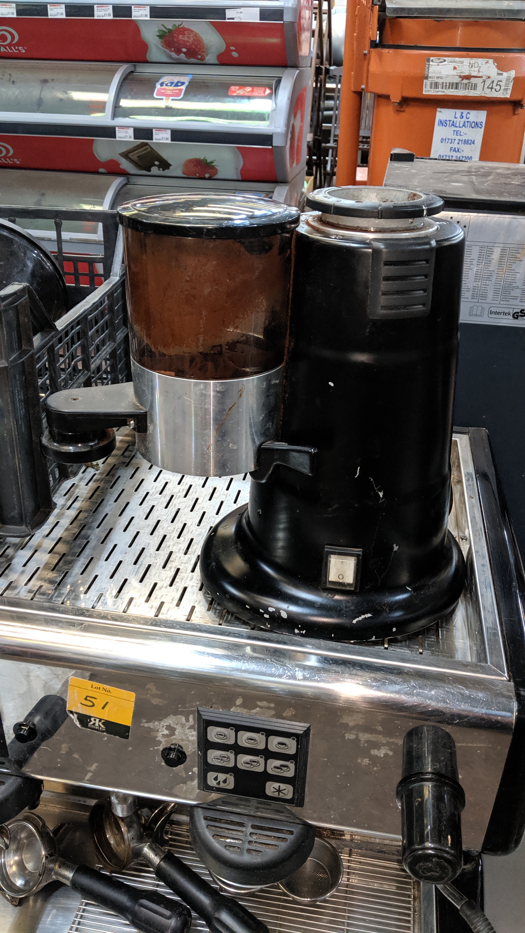 La Scala Carmen 2 group/head stainless steel commercial coffee/espresso