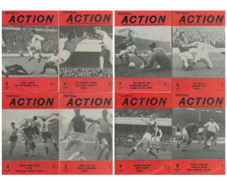 Collections of Football Vintage booklets Action Monthly All Action Soccer Collection in Series 1 of 12 missing series 4. (Ser