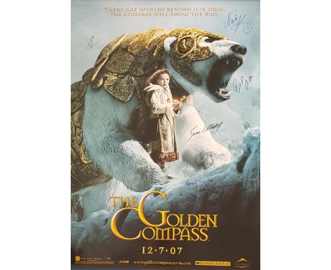 Multi Signed 5 signatures includes Daniel Craig, Nicole Kidman, Sam Elliott, Eva Green and Tom Courtenay. The Golden Compass 