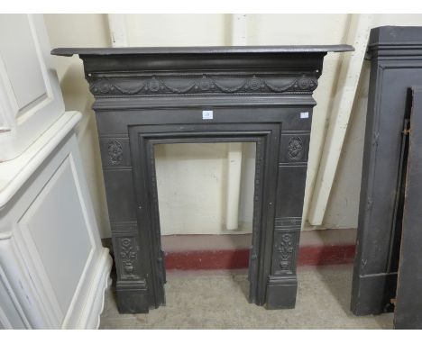 An Edward VII cast iron surround