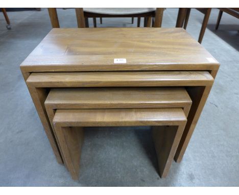 An Ercol nest of quartetto tables