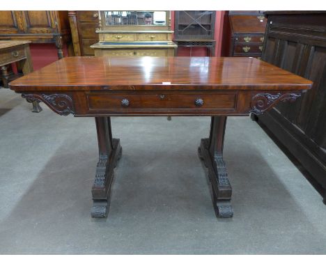 A Regency mahogany sofa table