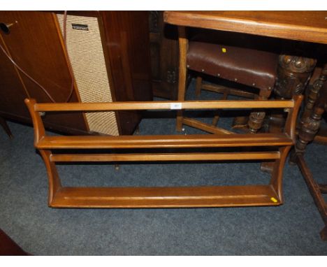 AN ERCOL OPEN HANGING SHELF