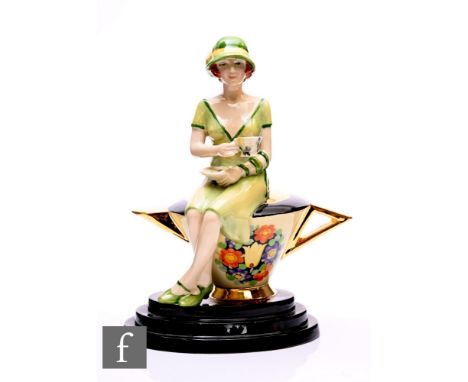 A Kevin Francis/Peggy Davies limited edition figure 'The Young Susie Cooper', modelled by Amanda Hughes-Lubeck from a design 