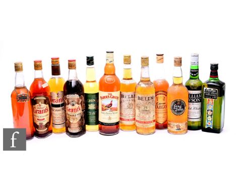 A collection of single malt and blended Sottish whiskies, to include some 1970s and later bottling, to include William Lawson