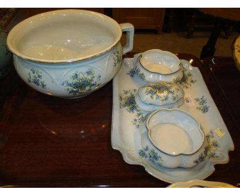 Victorian Chamber Pot and Trinket China 