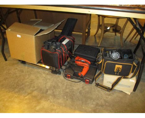 Lumix FZ48 and Ricoh XR-X Cameras, Projector, Tripods, Power Tools etc 