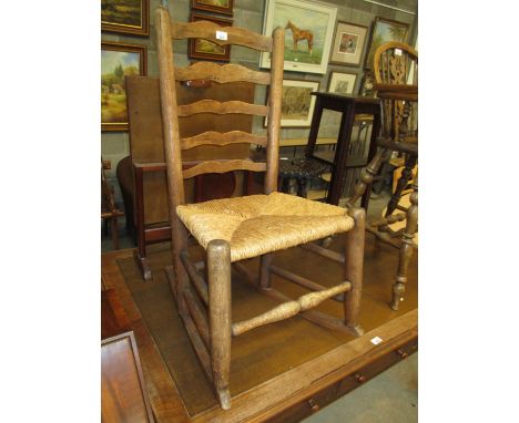 Ladder Back Rocking Chair 