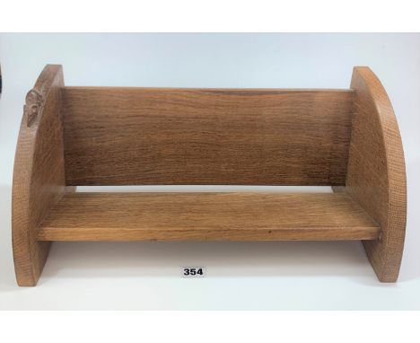 Mouseman book trough 18” long x 8” deep