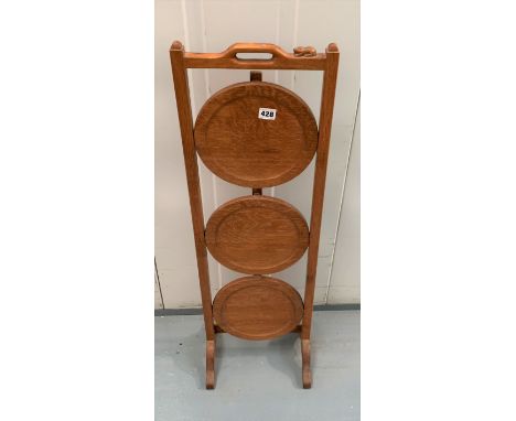 Beaverman folding 3 tier cake stand 36.5”h x 9.5” tray diameter