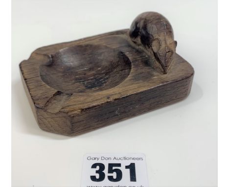 Mouseman ashtray 4” x 3” 